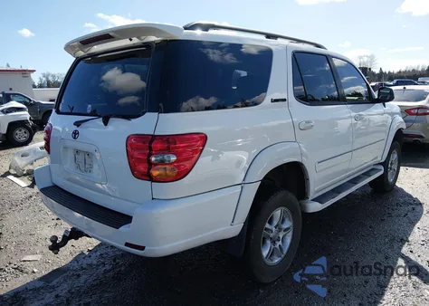 2004 Toyota Sequoia Limited V8 z USA, uszkodzony, nr VIN 5TDBT48AX4S211908